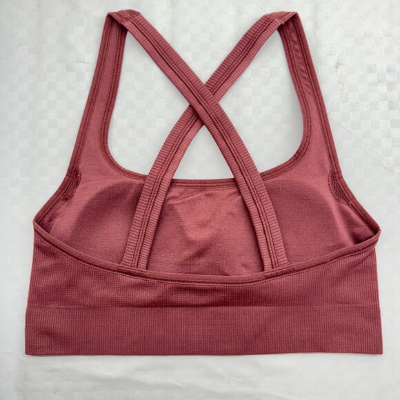 NWOT Athleta Aurora Scoop Bra A-C in Tawny Rose - Picture 3 of 7